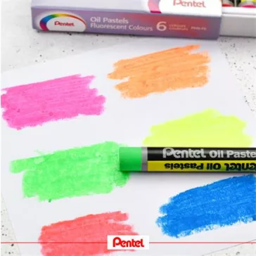   Olajpasztell kréta, PENTEL, "Arts", 12 különböző szín