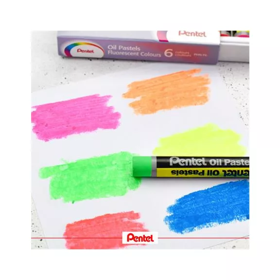 Olajpasztell kréta, PENTEL, "Arts", 12 különböző szín
