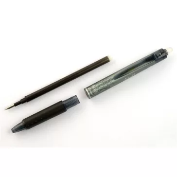   Rollertoll, 0,25 mm, törölhető, nyomógombos, PILOT "Frixion Clicker", fekete