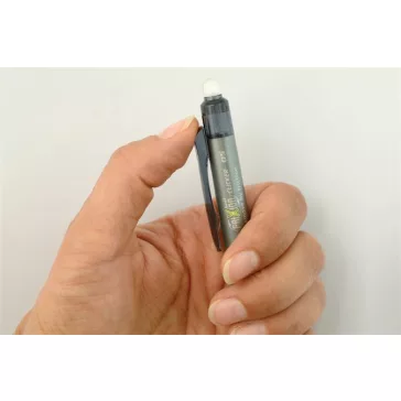   Rollertoll, 0,25 mm, törölhető, nyomógombos, PILOT "Frixion Clicker", fekete
