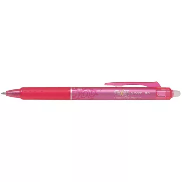   Rollertoll, 0,25 mm, törölhető, nyomógombos, PILOT "Frixion Clicker", rózsaszín