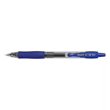   Zseléstoll, 0,32 mm, nyomógombos, PILOT "G-2", kék
