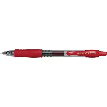  Zseléstoll, 0,32 mm, nyomógombos, PILOT "G-2", piros