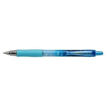   Zseléstoll, 0,32 mm, nyomógombos, PILOT "G-2 Blue Bubble", kék