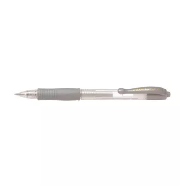   Zseléstoll, 0,32 mm, nyomógombos, PILOT "G-2 Metallic", ezüst