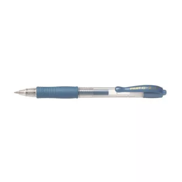   Zseléstoll, 0,32 mm, nyomógombos, PILOT "G-2 Metallic", kék