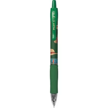   Zseléstoll, 0,32 mm, nyomógombos, PILOT "G-2 One Piece", zöld