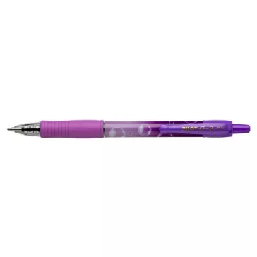   Zseléstoll, 0,32 mm, nyomógombos, PILOT "G-2 Purple Bubble", kék