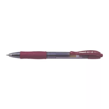   Zseléstoll, 0,32 mm, nyomógombos, PILOT "G-2", bordó