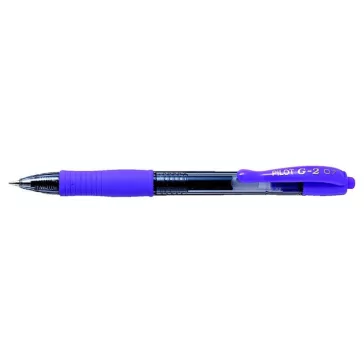   Zseléstoll, 0,32 mm, nyomógombos, PILOT "G-2", lila