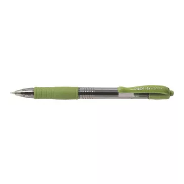   Zseléstoll, 0,32 mm, nyomógombos, PILOT "G-2", világoszöld