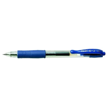   Zseléstoll, 0,25 mm, nyomógombos, PILOT "G-2", kék