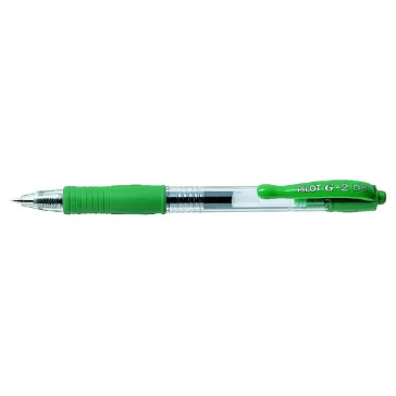   Zseléstoll, 0,25 mm, nyomógombos, PILOT "G-2", zöld
