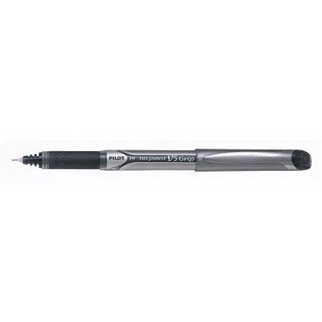   Rollertoll, 0,3 mm, tűhegyű, kupakos, PILOT "Hi-Tecpoint V5 Grip", fekete
