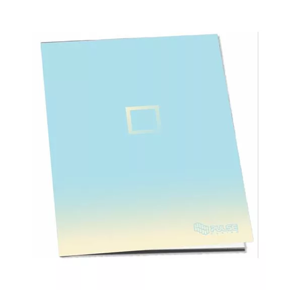 Füzet, tűzött, A4, kockás, 52 lap, PULSE "Pastel Colours"