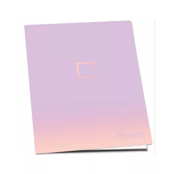 Füzet, tűzött, A4, kockás, 52 lap, PULSE "Pastel Colours"