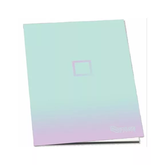 Füzet, tűzött, A4, kockás, 52 lap, PULSE "Pastel Colours"