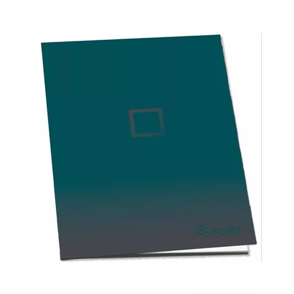 Füzet, tűzött, A4, kockás, 52 lap, PULSE "Dark Colours"