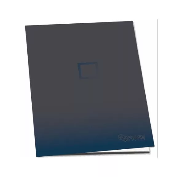 Füzet, tűzött, A4, kockás, 52 lap, PULSE "Dark Colours"