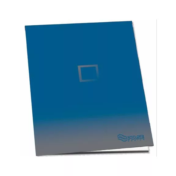 Füzet, tűzött, A4, kockás, 52 lap, PULSE "Dark Colours"