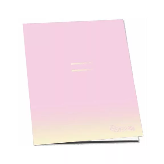 Füzet, tűzött, A5, vonalas, 52 lap, PULSE "Pastel Colourss"