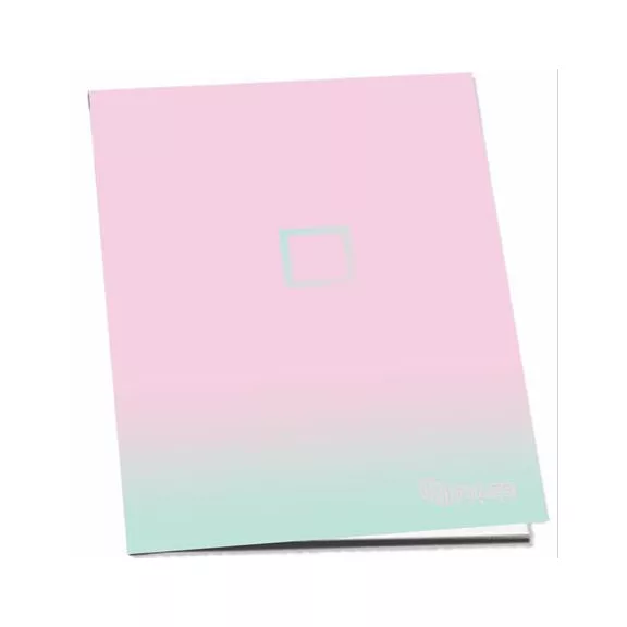 Füzet, tűzött, A5, kockás, 52 lap, PULSE "Pastel Colours"