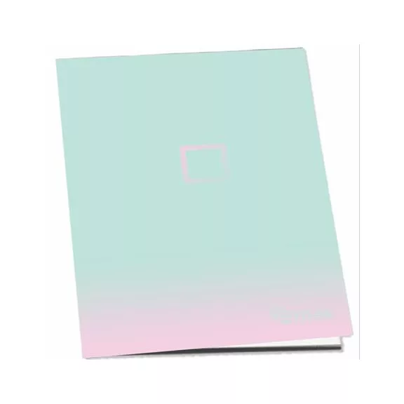 Füzet, tűzött, A5, kockás, 52 lap, PULSE "Pastel Colours"