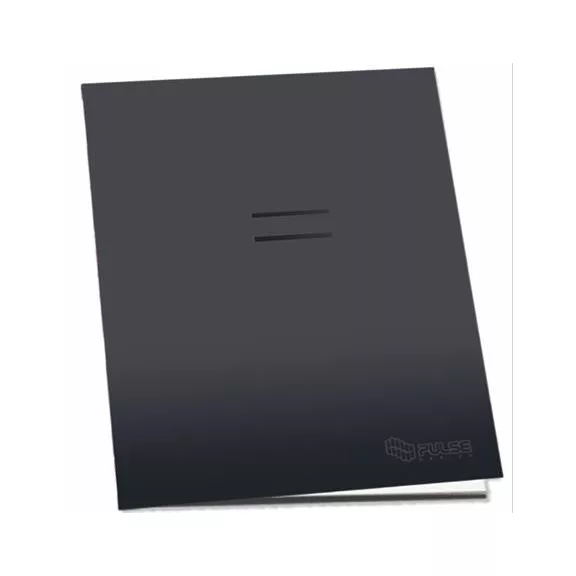Füzet, tűzött, A5, vonalas, 52 lap, PULSE "Dark Colours"