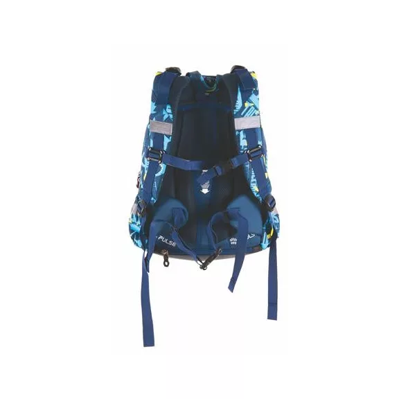 Hátizsák, anatómiai, PULSE "Anatomic Deep Sea Fighter", világoskék-sötétkék