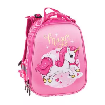   Hátizsák, anatómiai, PULSE "Anatomic Cube Pink Magic", rózsaszín