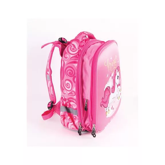 Hátizsák, anatómiai, PULSE "Anatomic Cube Pink Magic", rózsaszín