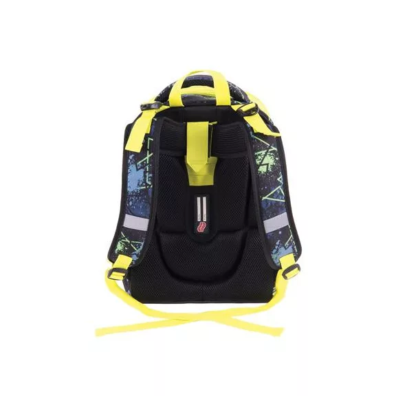 Hátizsák, anatómiai, PULSE "Anatomic Cube T-Rex", fekete-zöld