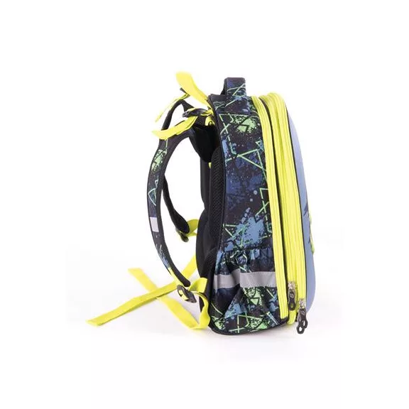 Hátizsák, anatómiai, PULSE "Anatomic Cube T-Rex", fekete-zöld