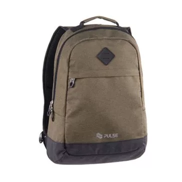   Hátizsák, notebook tartóval, PULSE "Bicolor Olive", zöld
