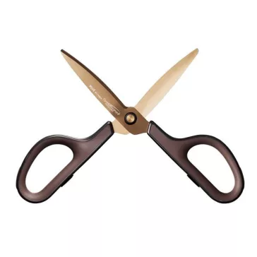   Olló, általános, 17,5 cm, PLUS "Fitcut Curve Premium", bronz