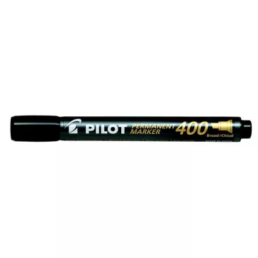   Alkoholos marker, 1,5-4 mm, vágott, PILOT "Permanent Marker 400", fekete