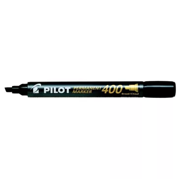   Alkoholos marker, 1,5-4 mm, vágott, PILOT "Permanent Marker 400", fekete
