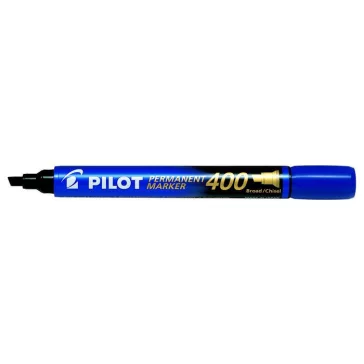   Alkoholos marker, 1,5-4 mm, vágott, PILOT "Permanent Marker 400", kék