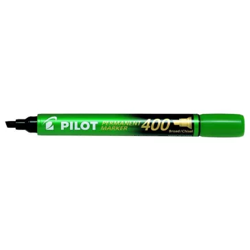   Alkoholos marker, 1,5-4 mm, vágott, PILOT "Permanent Marker 400", zöld