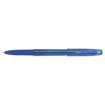   Golyóstoll, 0,22 mm, kupakos, PILOT "Super Grip G", kék