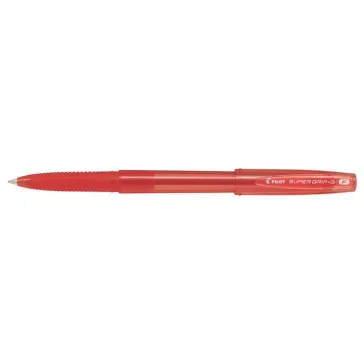   Golyóstoll, 0,22 mm, kupakos, PILOT "Super Grip G", piros