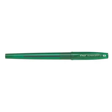   Golyóstoll, 0,22 mm, kupakos, PILOT "Super Grip G", zöld