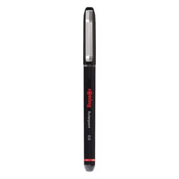   Rollertoll, 0,5 mm, kupakos, ROTRING "Rollerpoint", fekete