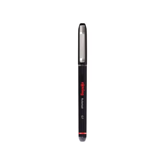 Rollertoll, 0,7 mm, kupakos, ROTRING "Rollerball", fekete Rollertoll, 0,7 mm, kupakos, ROTRING "Rollerball", fekete