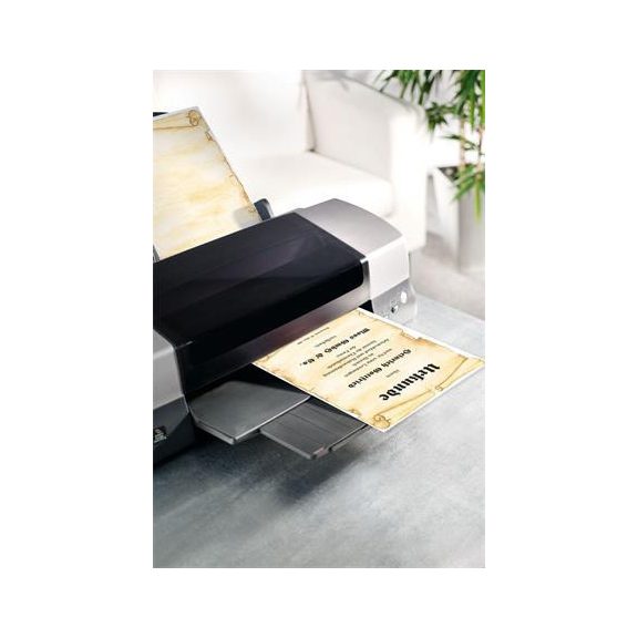 Előnyomott papír, A4, 90 g, SIGEL "Oklevél Pergamen"