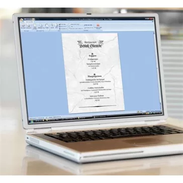   Előnyomott papír, kétoldalas, A4, 90 g, SIGEL, szürke, gránit