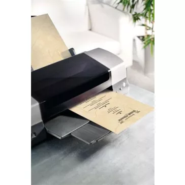   Előnyomott papír, kétoldalas, A4, 90 g, SIGEL, bézs, gránit