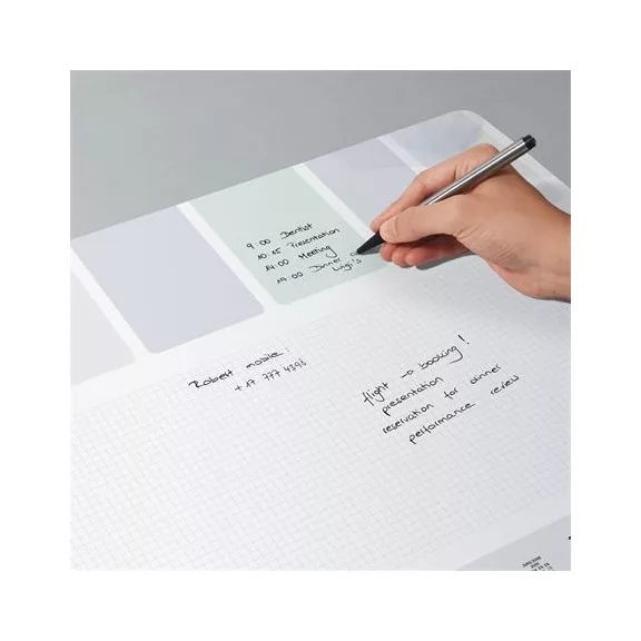 Könyökalátét, 595x410 mm, 3 éves és heti tervezővel, SIGEL "Pastel"