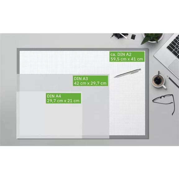 Könyökalátét, 595x410 mm, 3 éves és heti tervezővel, SIGEL "Pastel"