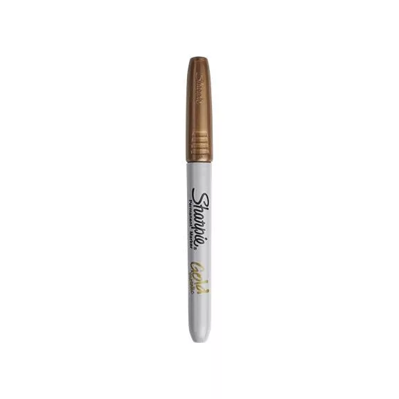 Alkoholos marker, 1,4 mm, kúpos, SHARPIE "Metallic", arany Alkoholos marker, 1,4 mm, kúpos, SHARPIE "Metallic", arany